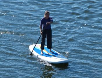 The 15-25 PSI Red Air 9'6 All Water Inflatable SUP with RSS Side ...