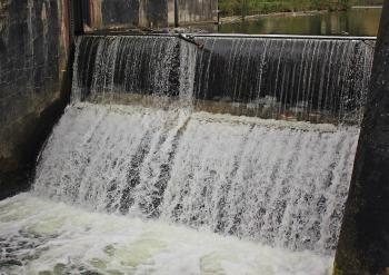 Water Flow at the Dam