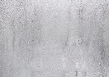 water on glass