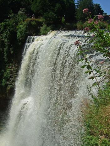 Webster's Falls in the Summer and the Winter - Justin Plus Lauren