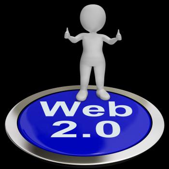 Web Button Means Internet Version Or Platform