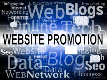 Website Promotion Represents Sites Www And Closeout