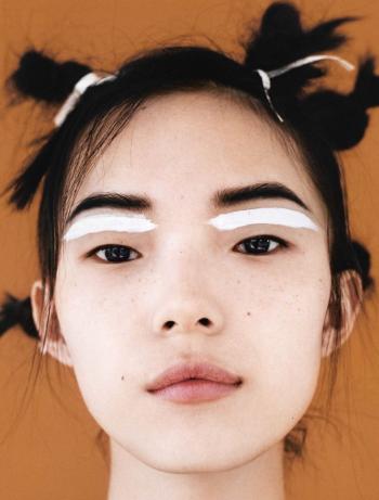 what a face! unique makeup + bjork hair twists... yes! | All Things ...