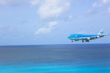 White and Blue Passenger Plane