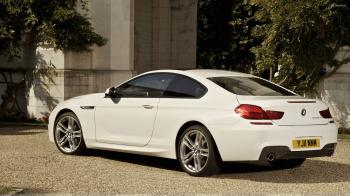 BMW 6 Series Coupe Side Pose In White Wallpaper