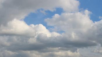 storm cloudy sunny day sky with white clouds 4k time lapse Stock ...