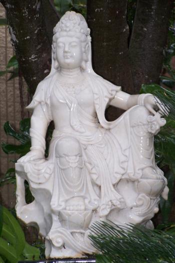White female statue