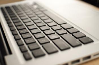 White Laptop Keyboard