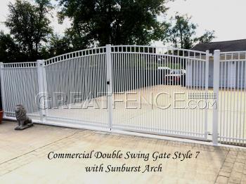 Aluminum Fence Pictures | GreatFence.com