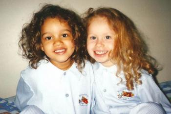 Black and white twins: Meet the sisters who 'couldn't look more ...