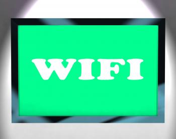 Wifi Internet Screen Shows Hotspot Wi-fi Or Connection