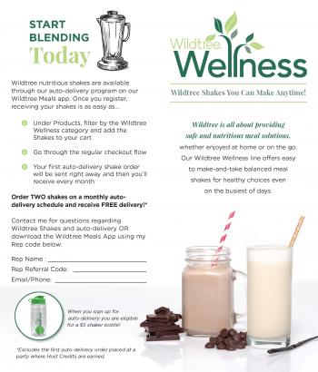 Wildtree shakes are here! Download Wildtree app use ref code H2U9V ...
