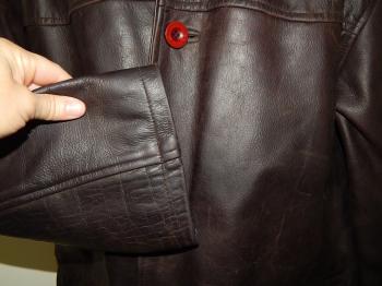 Vtg Anjum Collection Men OILED STEER HIDE Jacket Dean Winchester ...
