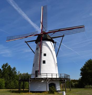 Windmill in the Village