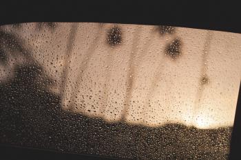 Window With Water Droplets
