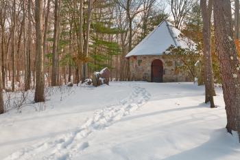 Winter Chapel Trail - HDR