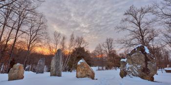 Winter Dawn Megaliths - HDR