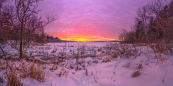 Wisconsin Winter Sunset - Adam Dorn Photo