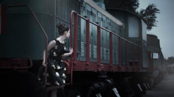 Woman in Train