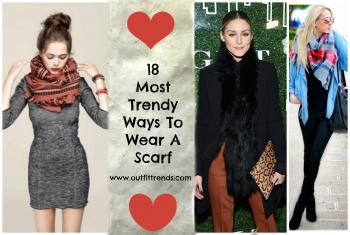 Outfits with Scarves-18 Chic Ways to Wear Scarves for Girls
