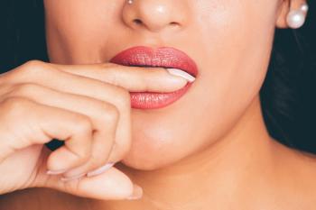Women's Red Lipstick