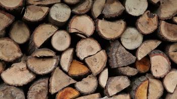 Pile of fire wood, logs Stock Video Footage - Videoblocks