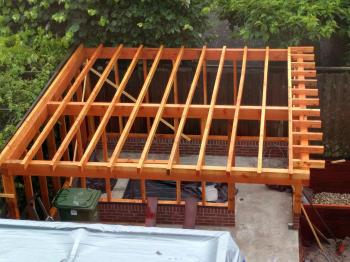 wood - The wooden frame is wet and it's raining. Should I mount the ...