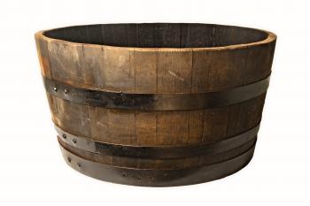 Barrel Planters Unique Wooden Barrel Planter - Revistarecrearte.com