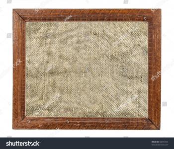 Old Wooden Frame Burlap Texture Stock Photo 84091054 - Shutterstock