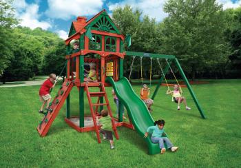 Playnation Redbrook Wooden Swing Set - NJ Swingsets