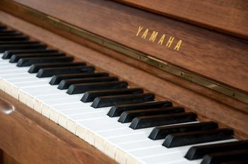 Wooden vintage piano