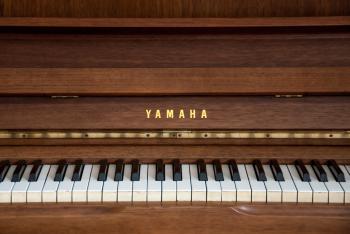 Wooden vintage piano