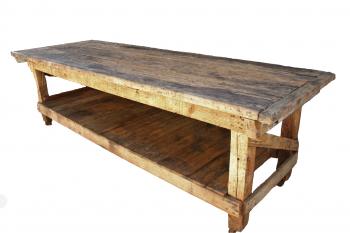 Industrial Work Table On Castors | Omero Home