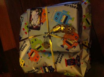 Wrapped present