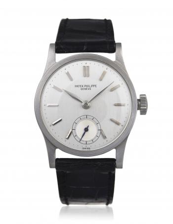 PATEK PHILIPPE, STEEL CALATRAVA MEN´S WRISTWATCH, REF. 96 ...