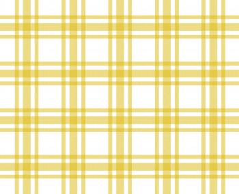 Yellow and white tablecloth pattern