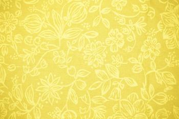 Yellow Fabric with Floral Pattern Texture Picture | Free Photograph ...