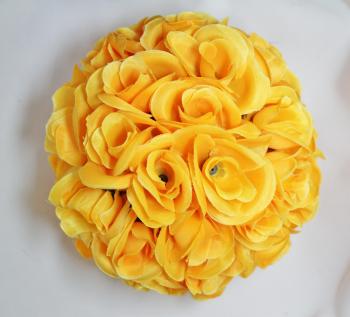 Yellow Flower Ball | LO Florist Supplies