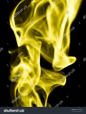 Yellow Smoke On Black Background Stock Photo 189995885 - Shutterstock