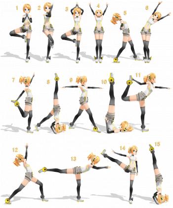 MMD] Yoga Pose Pack - DL by Snorlaxin on DeviantArt