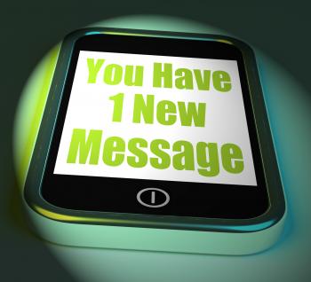You Have 1 New Message On Phone Displays New Mail