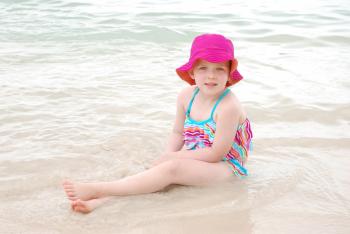 Young girl at the beach