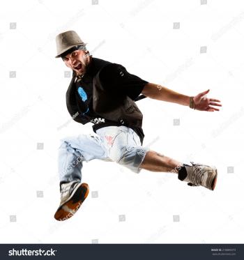 Young Happy Jumping Man Stock Photo 210885073 - Shutterstock