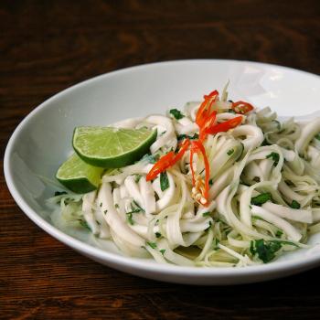 Green Papaya & Young Coconut Salad - Simply Jullie and Chelsea