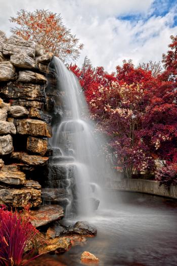 Zoo Waterfall - Autumn Warm HDR