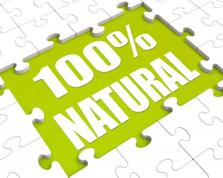 100 Percent Natural Puzzle Shows 100 Healthy Pure Food