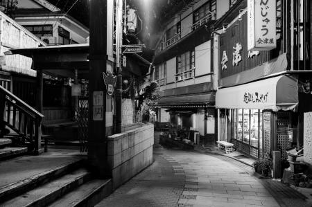 A cold night in Shibu Onsen