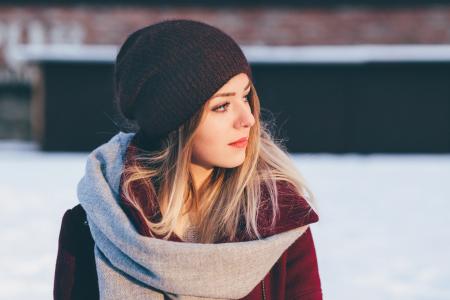 A girl winter portrait