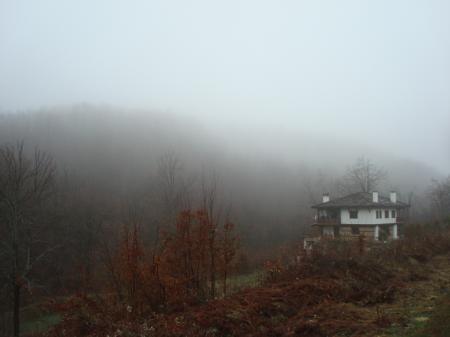 A house in the mountain