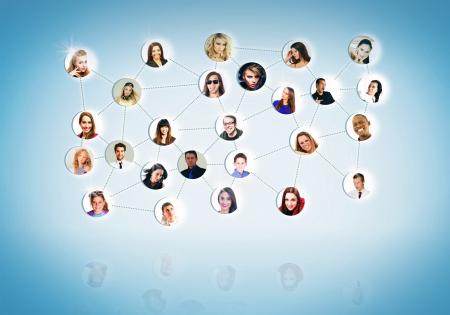 A Network of People - Networking Concept